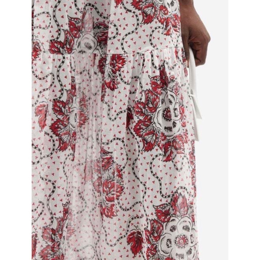 Nwt The Vampire's Wife The Guardian Meadow Rose Print Cotton Poplin Dress Us 8 — image 6 of 8